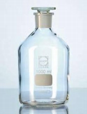 Standfles Nauwhals met NS stop 5000 ml / Borosilicaatglas