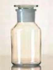Standfles Wijdhals met NS stop 100 ml / Kalk-Sodaglas